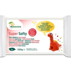 My Mandarine Super Softy Plastelina – 350g – Hvit