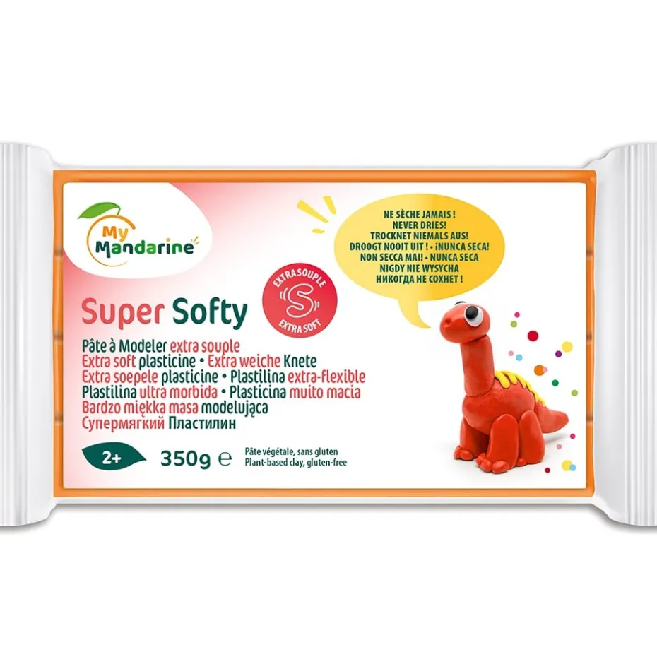 My Mandarine Super Softy Plastelina – 350g – Oransje