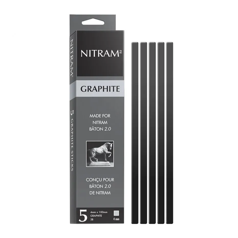NITRAM Graphite Sticks 4mm 3B