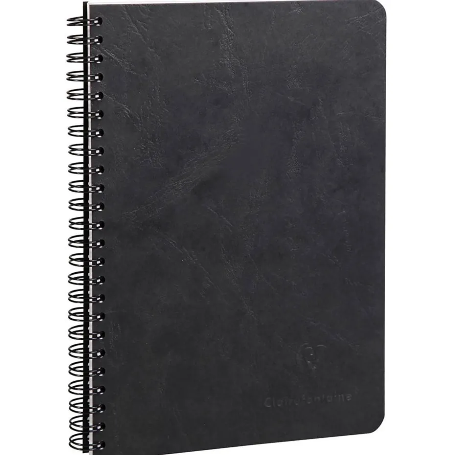 Nomaddict Notatbok Spiral A5 linjer – Sort