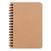 Nomaddict Notatbok Spiral 9x14cm linjer – Brun
