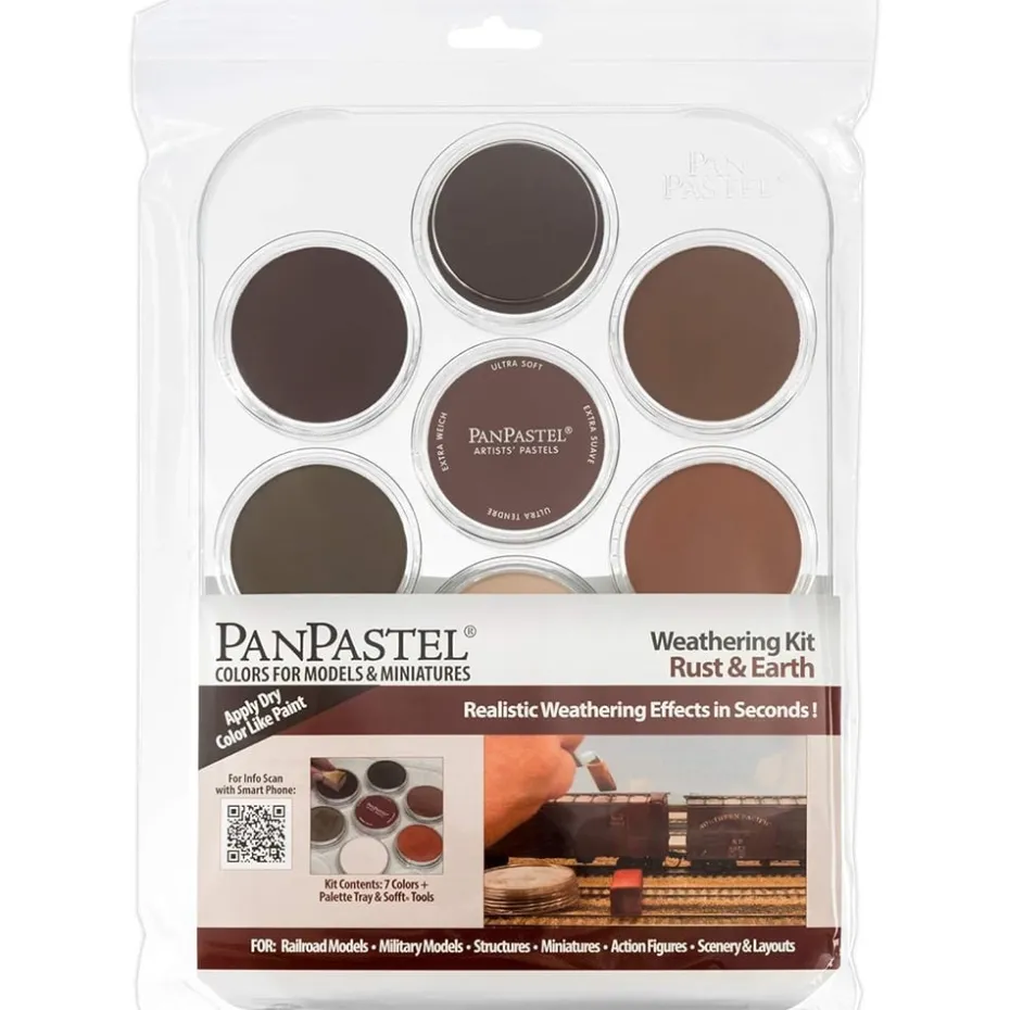 PanPastel Sett – 8030701 Model Weathered Rust Earth