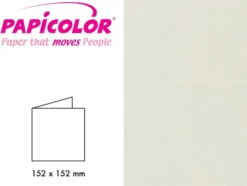 Papicolor Doble kort 152x152mm – 903 Elfenben – 6stk
