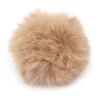 Pelsdusk til lue – Imitasjon – 8cm – Beige