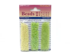 Perlesett trio – 2,5mm 3x4g – Lime