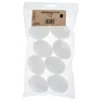 Plastegg – 60mm – Hvit – 8stk