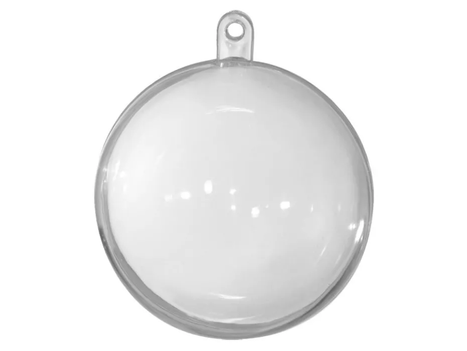 Plastkule transparent 5stk – 80mm