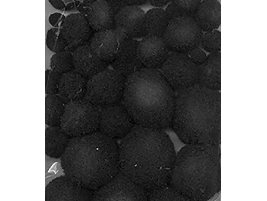 Pomponger sett – Sort – 50ass.