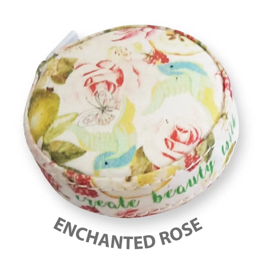 Pony Målebånd med stoffdesign 200cm – Floral design
