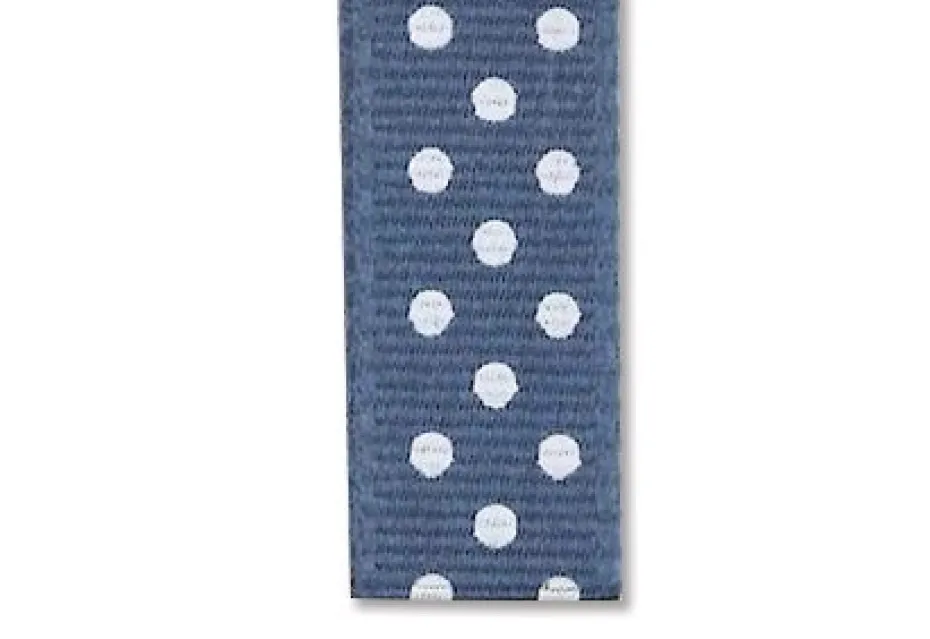 Prikkete bånd 10mm – 30 Gråblå – 10m