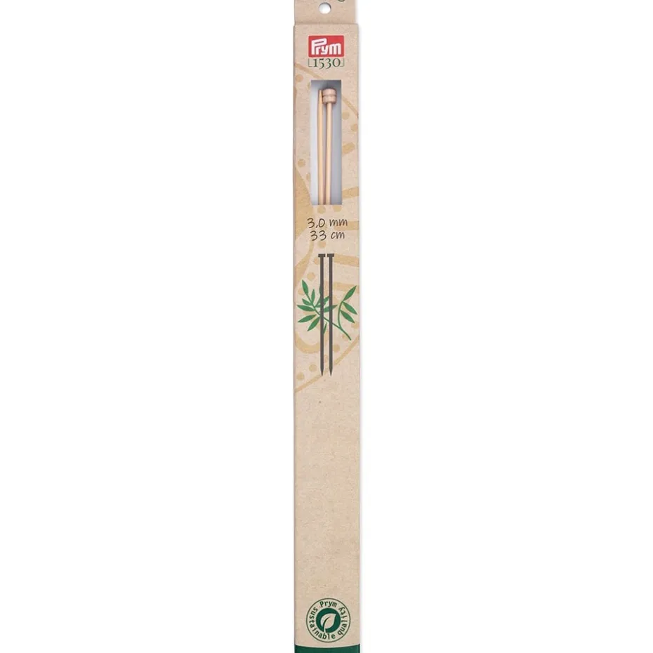 Prym 1530 Bambus Parpinne 2stk -3,0 – 33cm