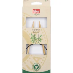 Prym 1530 Bambus Rundpinne – 5,0 – 60cm