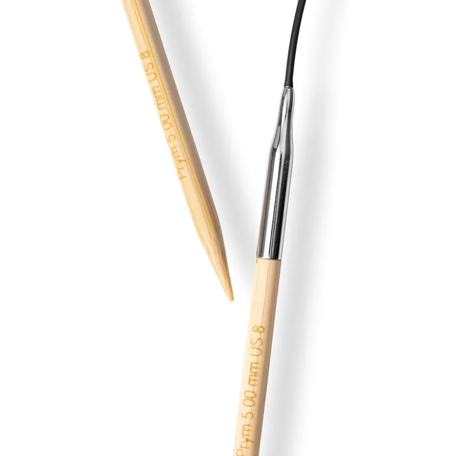 Prym 1530 Bambus Rundpinne – 5,0 – 40cm
