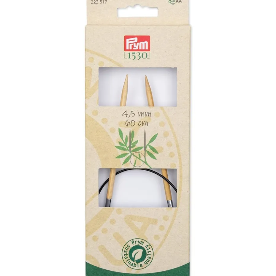 Prym 1530 Bambus Rundpinne – 4,5 – 60cm