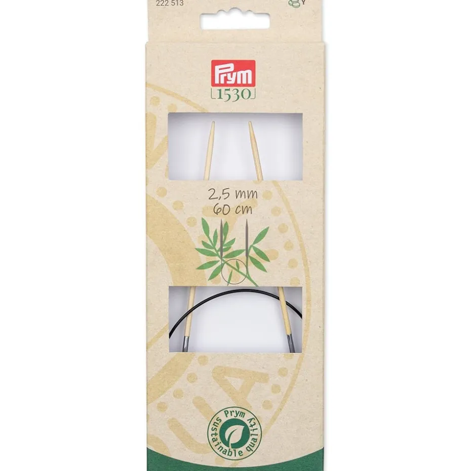 Prym 1530 Bambus Rundpinne – 2,5 – 60cm
