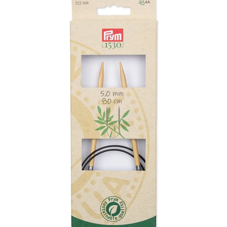 Prym 1530 Bambus Rundpinne – 5,0 – 80cm