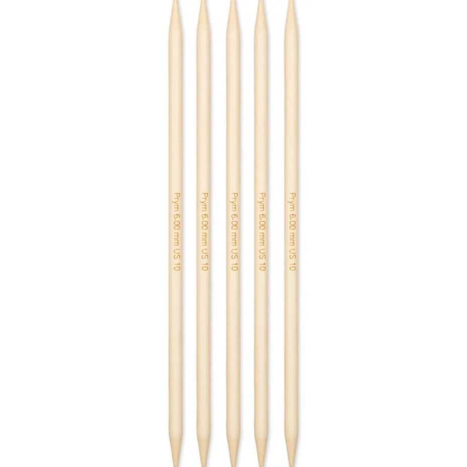 Prym 1530 Bambus Settpinne 5stk – 6,0 – 20cm