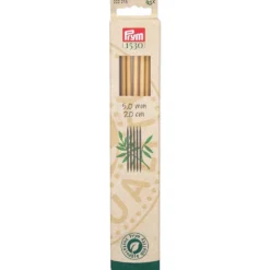 Prym 1530 Bambus Settpinne 5stk – 5,0 – 20cm