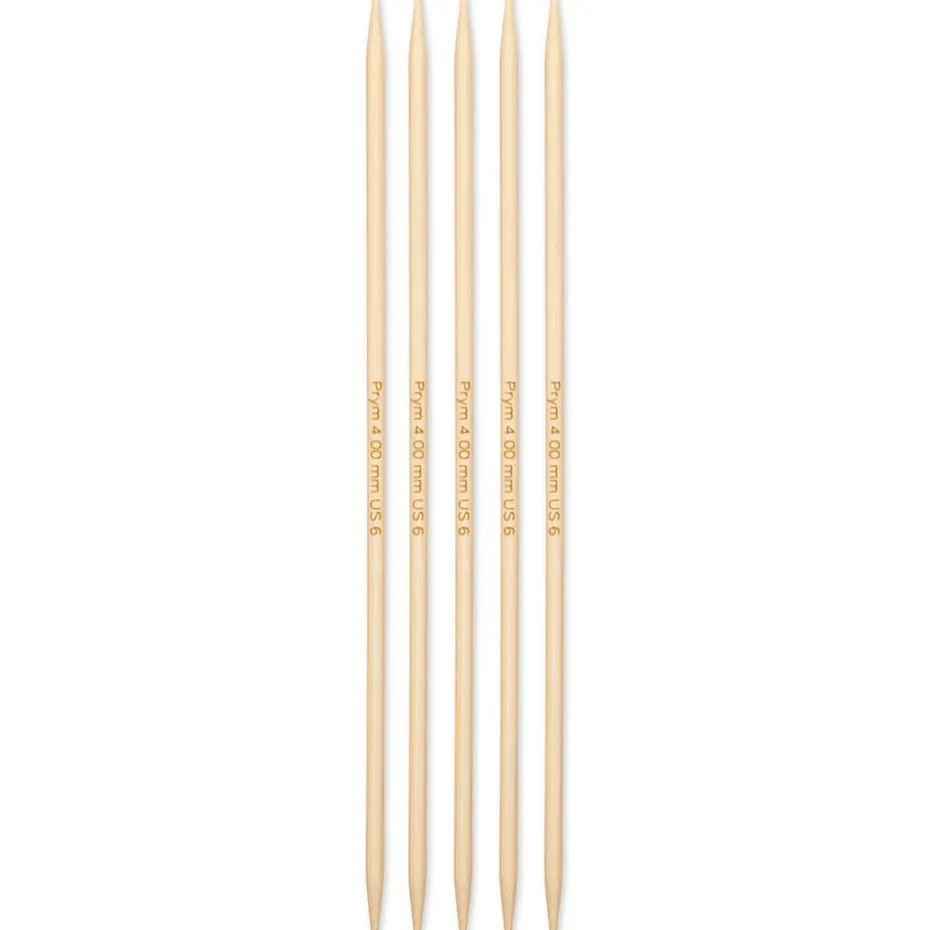 Prym 1530 Bambus Settpinne 5stk – 4,0 – 20cm