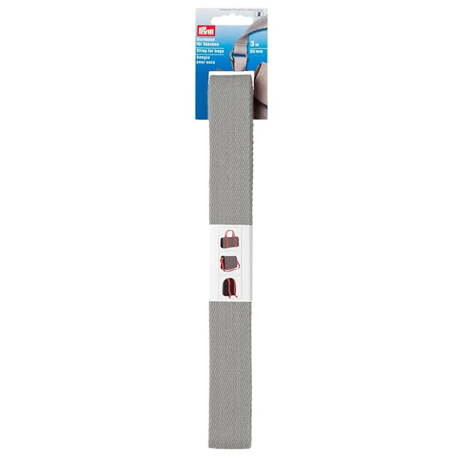 Prym Beltebånd – 30mm Light Grey