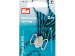 Prym Bikinilås 12mm 1stk sølvfarget matt