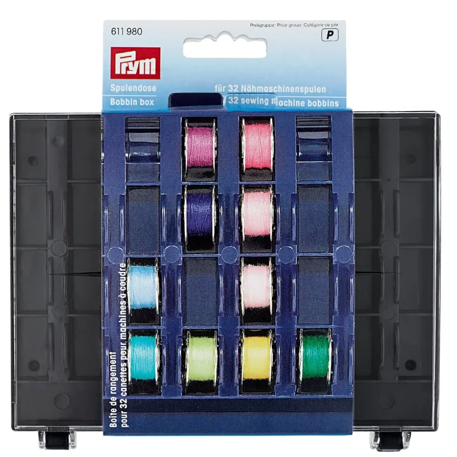Prym Bobbin box – plass til 32 underspoler
