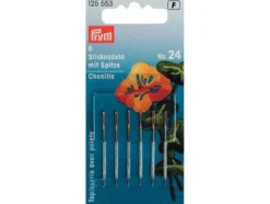 Prym Broderinåler Chenille spiss 6stk – No.24 – Sølv