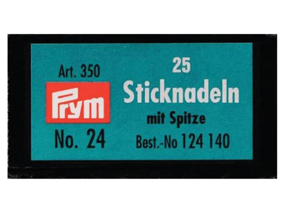 Prym Broderinåler Chenille spiss 25stk – No.24 – Sølv