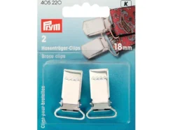 Prym Bukseseleklips 2stk – 18mm – Sølv