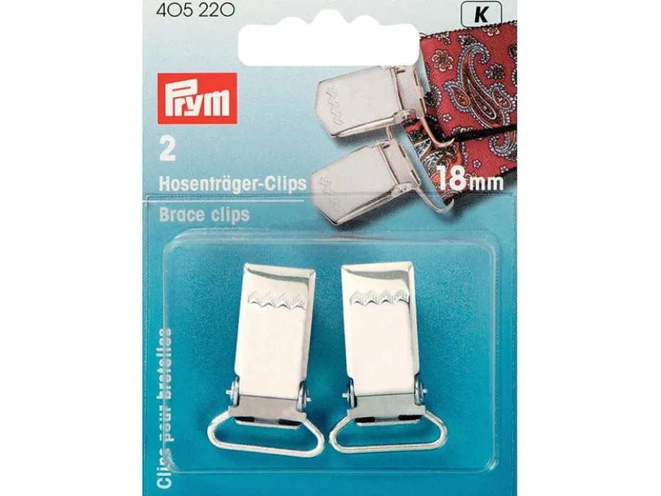 Prym Bukseseleklips 2stk – 18mm – Sølv