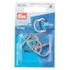 Prym D-ring 20mm 4stk – Sølv
