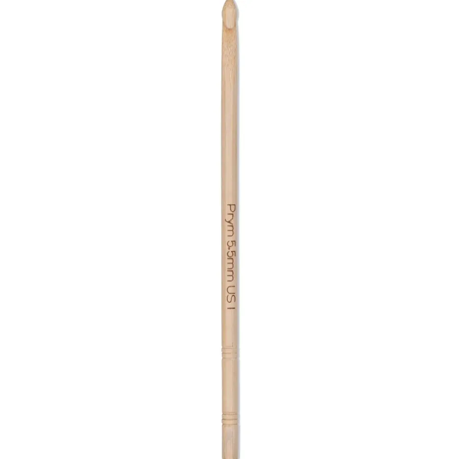 Prym 1530 Heklenål Bambus for ull – 5,5-15cm