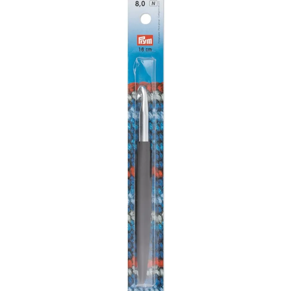 Prym Heklenål Soft grip – 16cm – 8,0
