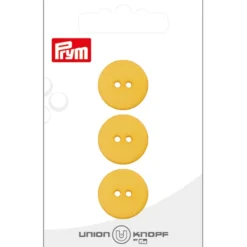 Prym Knapper 28450 – 2-hull 18mm 381 Gul – 3stk