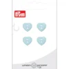 Prym Knapper 43058 – 2-hull 12mm HJERTE 641 Lys blå – 4stk
