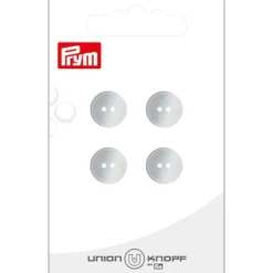 Prym Knapper 43122 – 2-hull 12mm 12 Hvit – 4stk