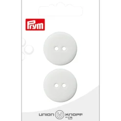 Prym Knapper 28450 – 2-hull 25mm 12 Hvit – 2stk