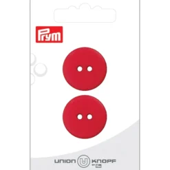 Prym Knapper 28450 – 2-hull 23mm 481 Rød – 2stk