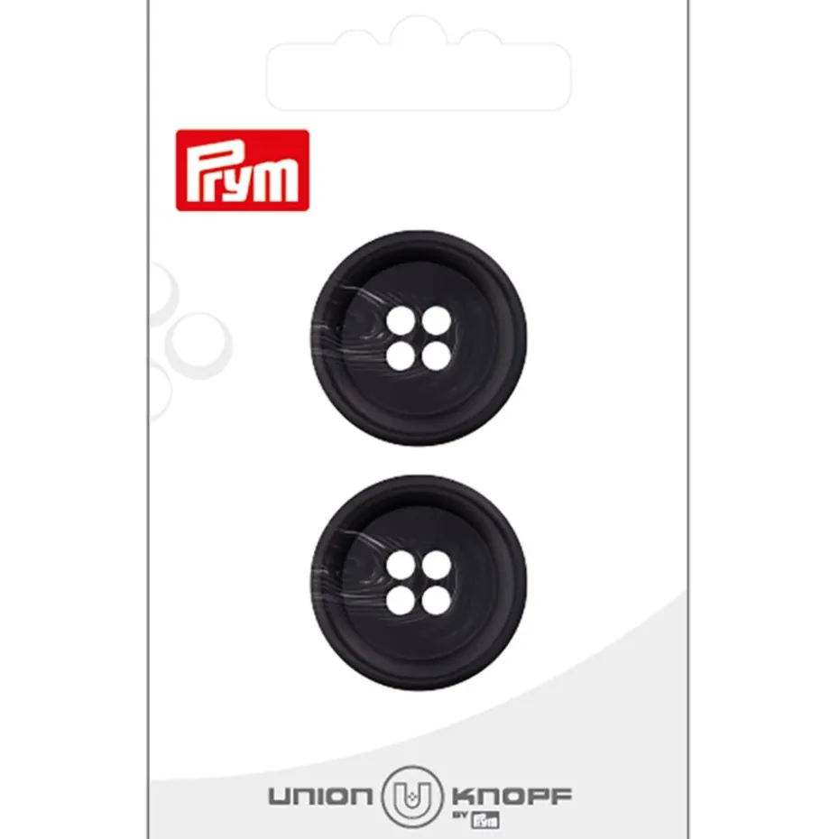 Prym Knapper 451992 – 4-hull 23mm 80 Sort – 2stk