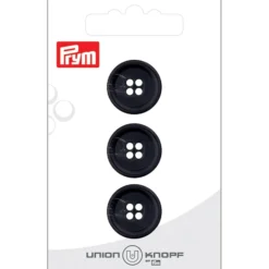 Prym Knapper 451992 – 4-hull 18mm 80 Sort – 3stk
