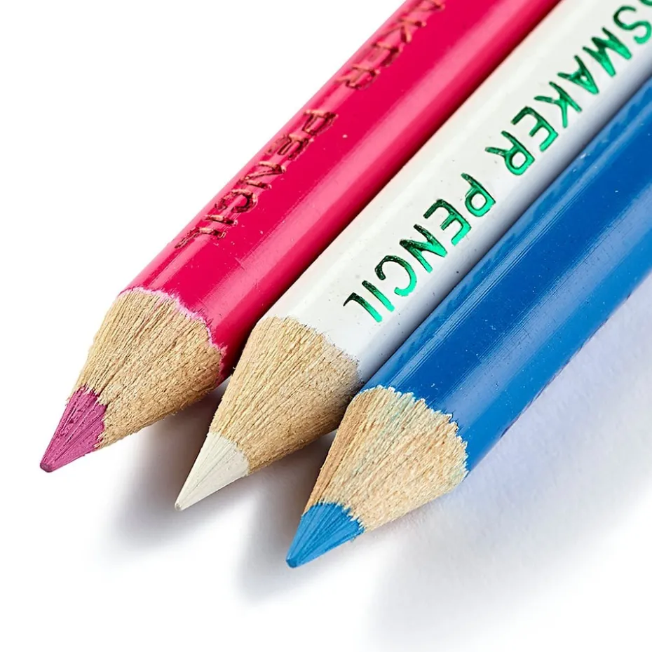 Prym Krittpenner hvit/rosa/blå – 4stk
