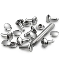 Prym Nagler rørformet 9mm – 8stk – Messing / Sølv