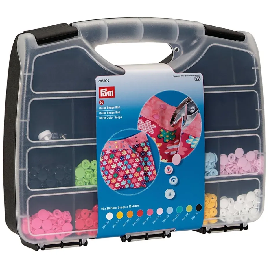 Prym Non-sew Color Snaps – Box