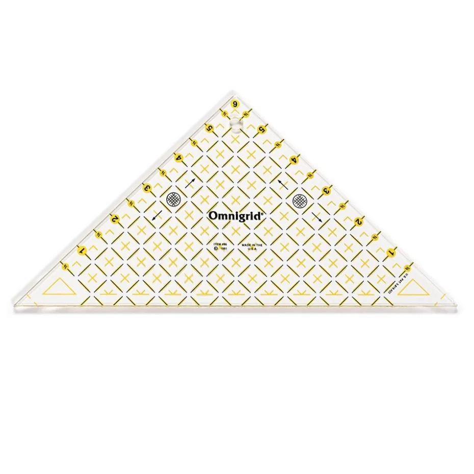 Prym Quick Triangle Ruler – Omnigrid 1/2->6inch