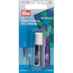 Prym Quiltenåler Fin/Ekstra fin 20stk – 23mm/26mm – Sølv