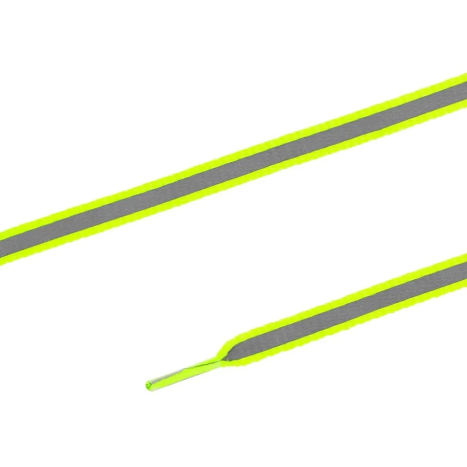 Prym Reflex Skolisse Flat 8mm – 90cm – Gul/sølvfarget