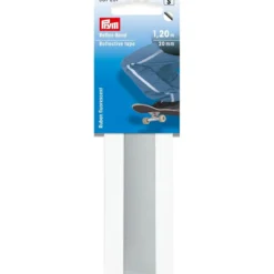 Prym Reflex Tape Selvklebende 1,2m – 20mm – Sølvfarget