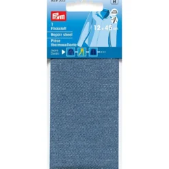 Prym Reparasjonsstoff Denim selvklebende 12x45cm – Mellomblå