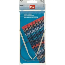 Prym Rundpinne Alu Pearl Grey – 4,0 – 40cm