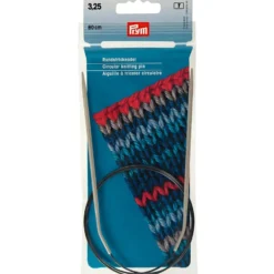 Prym Rundpinne Alu Pearl Grey – 3,25 – 80cm